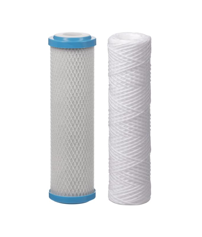 Dualofiltre Anti-goût Apic : Filtre anti-impuretés et anti-goût, équerre + clé