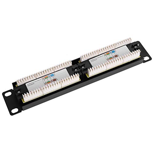 Rack de cabo CAT6A, painel de remendo de rede de plástico RJ45 PPO + PC 5 / categoria 6 rack de cabo