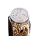 Tebery 12 Pack Spice Jars Bottles 4oz Glass Spice Jars with Silver Metal Lids, Shaker Tops, Wide Funnel and Labels Complete Organizer Set