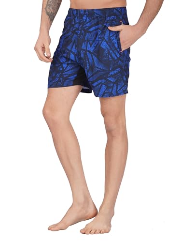 Image of NEVER LOSE Mens 5 inch Swim Trunks with Zipper Pockets Quick Dry Beach Board Shorts for Men Swimsuit Swimwear with Mesh Lining