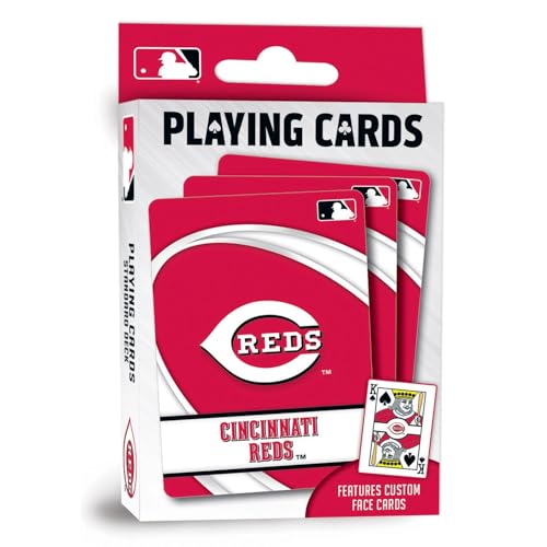 MasterPieces Officially Licensed MLB Cincinnati Reds Playing Cards - 54