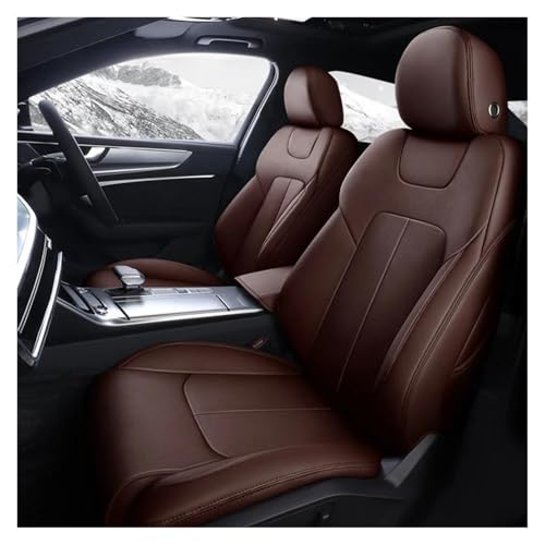 Housses siège voiture pour trajets en famille Audi A3 Sportback cuir PU café
