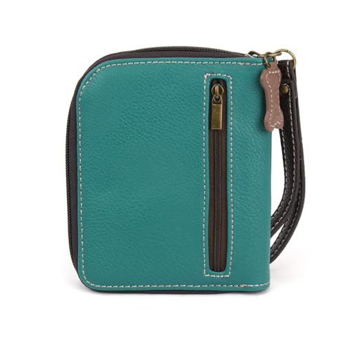 Image of CHALA Zip Around Wallet, Wristlet, 8 Credit Card Slots, Sturdy Pu Leather