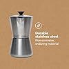 MiiR New Standard Moka Pot, 10oz - Durable Stainless Steel Coffee Maker for Rich Espresso Strength Brew #2