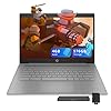 HP Laptop Chromebook HD de 14 pulgadas para negocios y estudiantes, Intel Celeron N4120, 4 GB LPDDR4, 576 GB de almacenamiento (64 GB eMMC + estación de acoplamiento de 512 GB), gráficos UHD, cámara