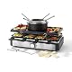 Raclette Fondue Set Petra 2-in-1 mit Teppanyaki Grill und Fondue-Topf