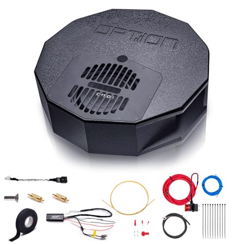 Option Kit de subwoofer compatible con Skoda Octavia IV (4ª generación, tipo NX, a partir de año de fabricación 2020, con sistema de sonido Canton de fábrica) - Subwoofer Plug & Play Subwoofer con