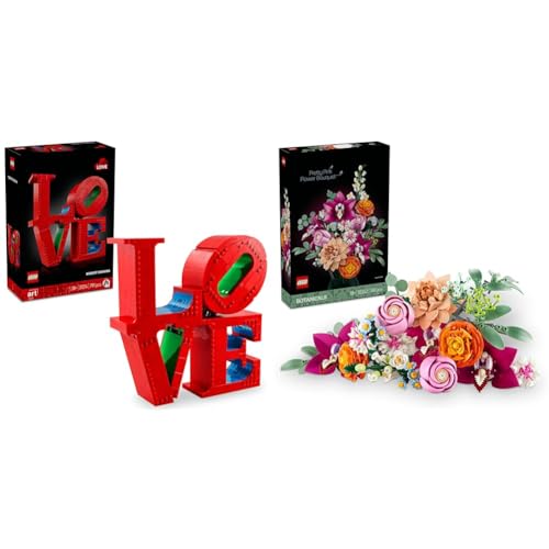 �y�Z�b�g�����z���S(LEGO) ���S�A�[�g LOVE + �{�^�j�J�� �s���N�̃u�[�P