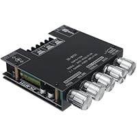 WANGCL Módulo amplificador de audio ZK- 2.1 canales Bluetooth