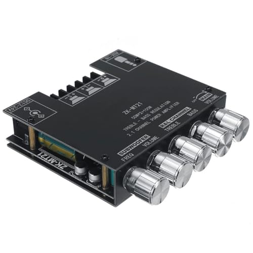 WANGCL Módulo amplificador de audio ZK-MT21 2.1 canales Bluetooth Digital Power Amplifier Board