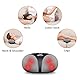 Snailax Massagekissen mit Wärmefunktion, Shiatsu Massagegerät für Nacken, Schulter, Rücken, Nackenmassagegerät mit 3D-Rotierenden Massageköpfen für Zuhause/Büro, Geschenke für Männer/Frauen