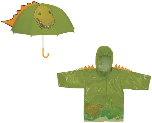 kidorable Dinosaur Raincoat and Umbrella Set (6/6X)