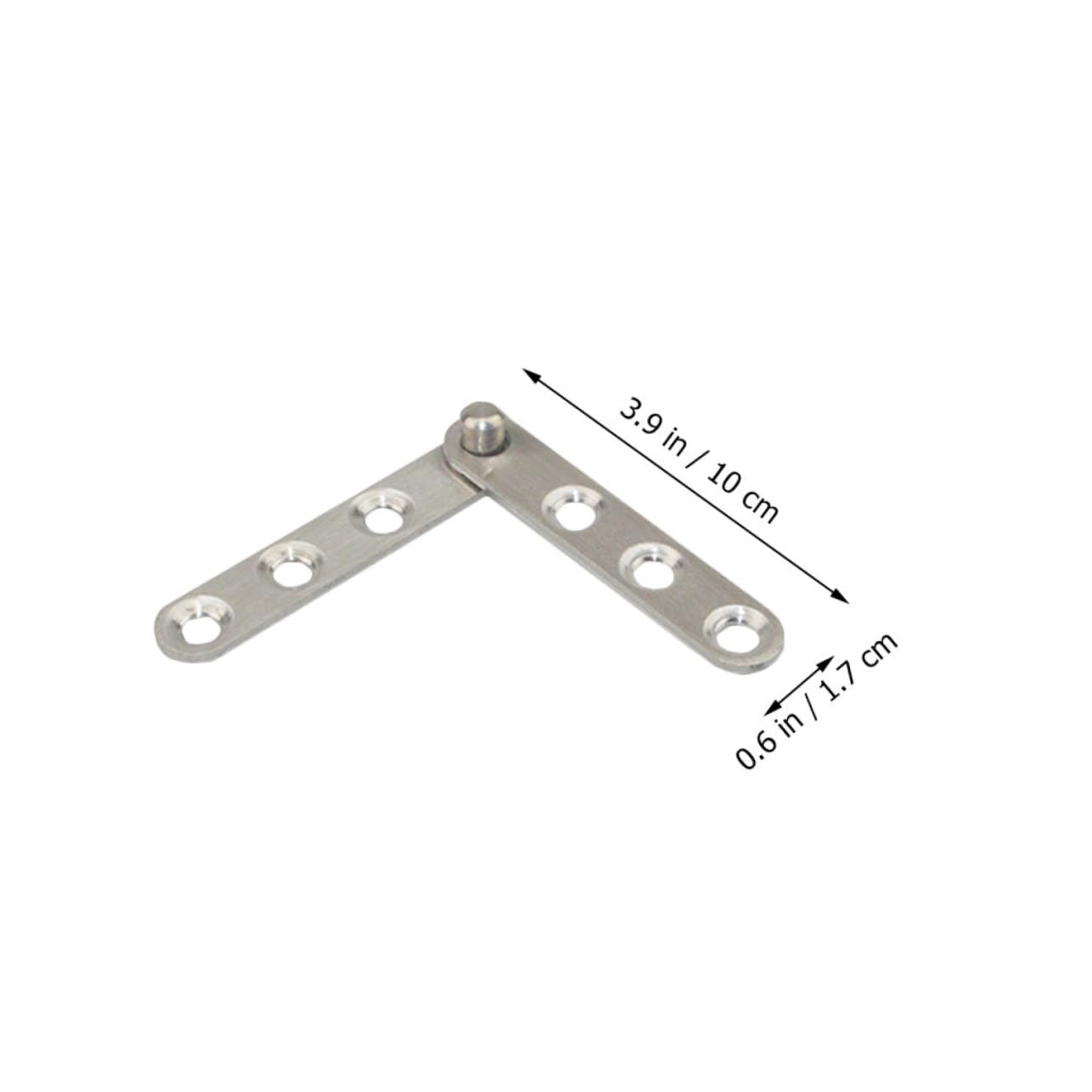 10pezzi Cerniere per Porte in Acciaio Inox Pz per Armadi e Finestre Montaggio Semplice Rotazione Gradi Design Nascosto Elegante