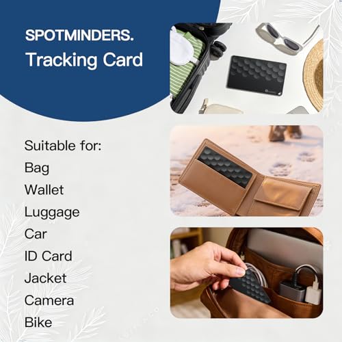 Image of 2026 Apple MFi Certified Wallet Tracker Smart Card for Find My iPhone Ultra Thin Air Tracker Tag for Travel, 5 Years+ Staying Power, IP69 Waterproof, Key Finder & Item Locator for Keys, Bags, Passport