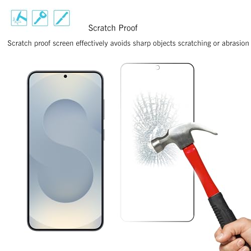 Image of Ailun Glass Screen Protector for Galaxy S25+ / S25 Plus [6.7 Inch] 3Pack+3Pack Camera Lens Tempered Glass Fingerprint Unlock 0.25mm Anti-Scratch Case Friendly Clear-HD[Not for S25 /S25 Ultra /S25 Edge]