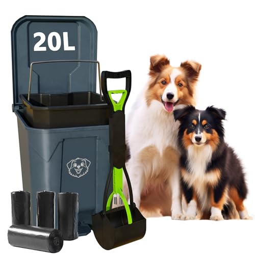 LNYBJS Outdoors Pet Waste Station 20L/5 Gallon Dog Poop Trash