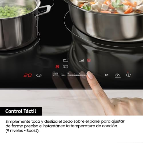 Samsung Placa de Inducción AI 2 Zonas de Cocción Función Power Boost NZ32BG2005FKU1 - imagen 5