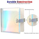256 Pockets Photo Album for Fujifilm Instax Mini Camera, Photo Album for Polaroid, Leather Cover, Photo Album for Instax Mini 12 11 9 40 90 8 7 Evo LiPlay Instant Camera, 2x3 Photo Album(Magic Silver)