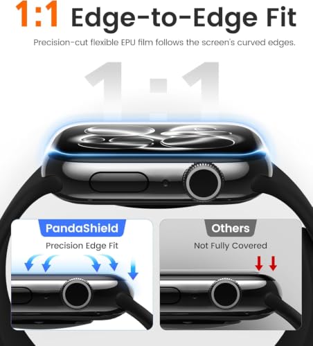 Image of iGluz Acrylic Screen Guard Protector Compatible for Apple watch Series 10, Series 11 42mm (Pack of 2) | Edge to Edge Full Screen Coverage | HD Clear Transparent | Scratch Resistant | Bubble Free | Easy Installation Kit Included