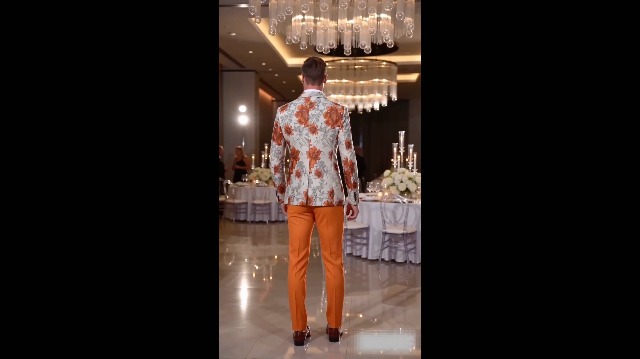 Blazer floral para hombre miniatura 7
