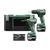 HiKOKI Brushless 18V Combo-Kit KC18DD (Bohrschrauber, Schlagschrauber, Transportkoffer, inkl. 2x 5.0 Ah Akku und Ladegerät)
