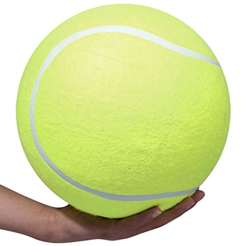 Ardisle Balle de tennis XXXL pour animal domestique jouet pour chien chiot d'entraînement 24 cm