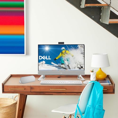 Image of Dell Inspiron All-in-One Touch Screen Desktop Computer, 24 inch LED Low Blue Light Display, 14th Gen Intel Core7 150U, 64GB RAM, 2TB PCIe SSD, Wi-Fi 6, USB-C, HDMI, Wireless KB & Mouse, Windows 11 Pro