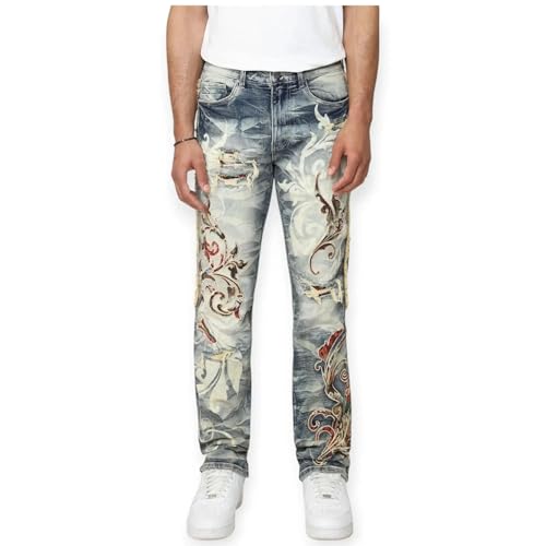 Smoke Rise Men Academy Jean (Blue Toast)