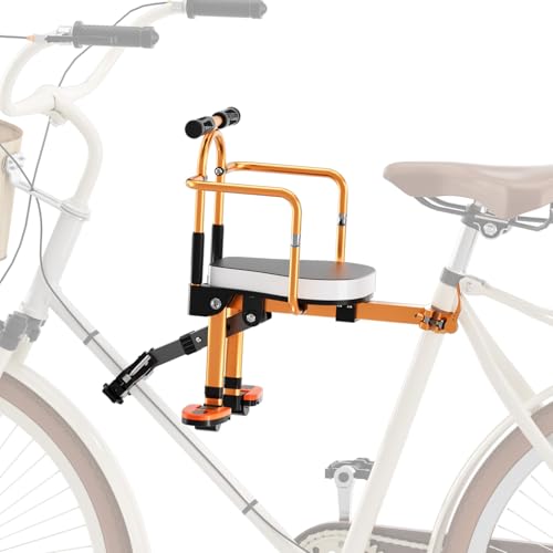 New Aluminum Alloy Kids Bike Seat - Portable Foldable Front...