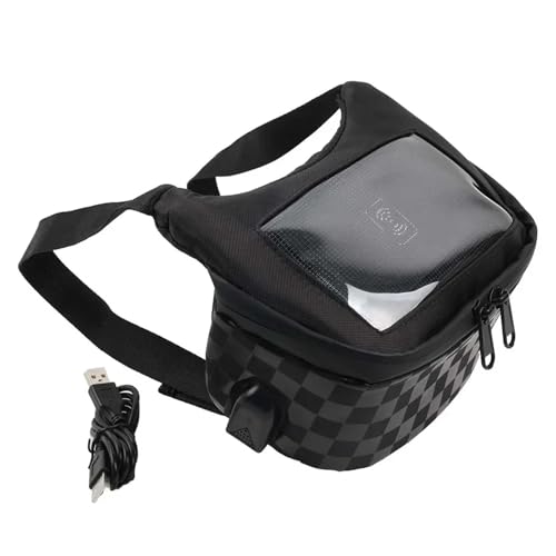 Sac de rangement outils moto et support de navigation tactile anti-vibration Tricity