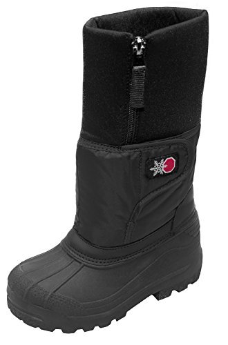 SnowStoppers Snow Boots, Toddler 7/8, Black - Thumbnail 4
