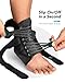 Fitomo Quick Lace Up Ankle Brace for Women Men with Removable Side Splints, Adjustable Ankle Support for Sprained Ankle Injury Recovery, Ankle Stabilizer for Basketball Volleyball Tennis, FSA Eligible