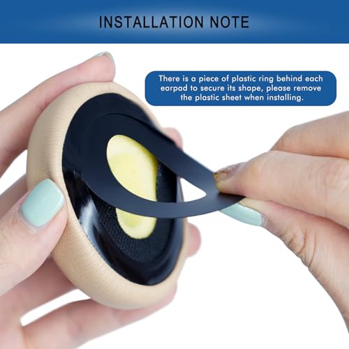 Image of Ear Pads Replacement for Bose On-Ear 2 Headphones, Ear Cushion for Bose OE2 | OE2i / SoundTrue On-Ear /SoundLink On-Ear Headset, Durable & Longer Lasting (Khaki)