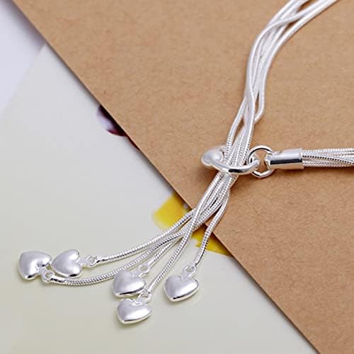 Sterling Silver Bracelet For Women Friendship Silver Bracelets Charm Bracelets Silver Chain Bracelet 925 Love Personalised Adjustable Hand Chain Sister Bracelet Mother Day Gift-1PCS