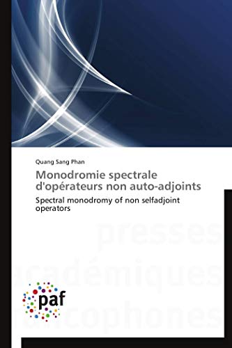 Monodromie spectrale d'opérateurs non auto-adjoints: Spectral monodromy of non selfadjoint operators