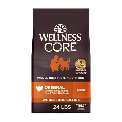 Wellness Natural Pet Food Wellness CORE Wholesome Grains Original Recipe, 24 Pound Bag