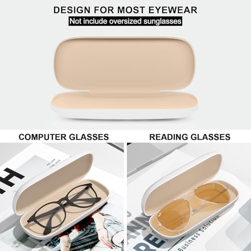 Image of Eyeglasses Case, Hard Shell Protective Case for Glasses, Unisex for Women Men