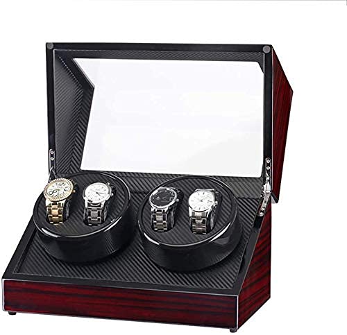 Caja de reloj Warnders para organizar y mantener 4 relojes automáticos en el hogar