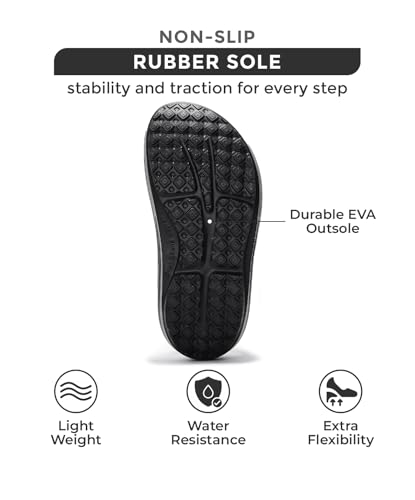 Project Cloud Super Foam Flip Flops for Women Footwear - Memory Foam and Lightweight Platform Sandals Women Beach Vacation Essentials - Non Slip Durable and Soft Slippers (Abra)