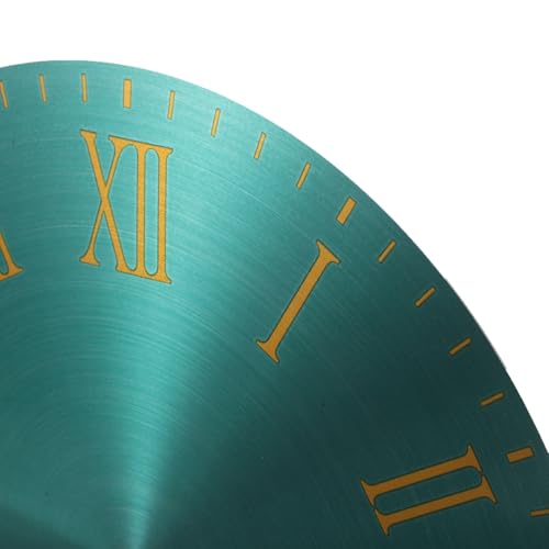 Remplacement mécanisme quartz facilité avec cette horloge en aluminium rond - 4