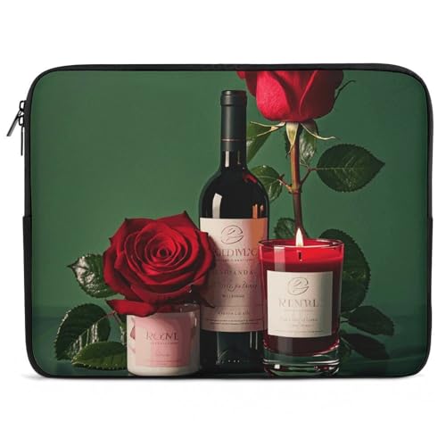 Housse ordinateur portable anti-rayure néoprène léger rose bougie