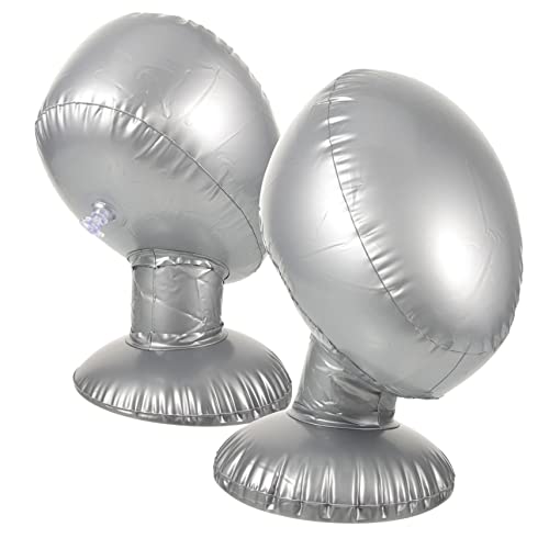 OKUMEYR Wig Mannequin Head Display Stand Inflatable Hat Holder for Multiple Wigs Hair Styling