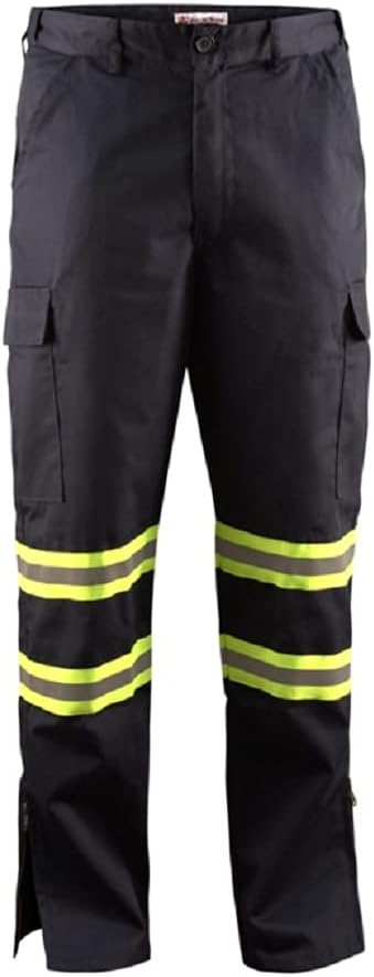 Premium High Visibility Safety Work Pant with Leg Zipper