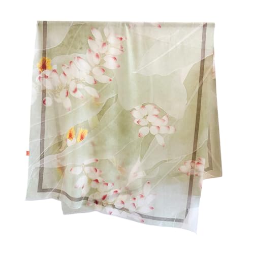 Foulard en laine HangErFeng 954 : le cadeau parfait avec sa peinture chinoise