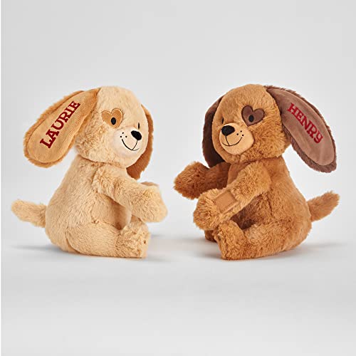 Let's Make Memories Personalized Hugging Plush Puppies - Couples Stuffed Animal #TOP1