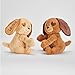 Let's Make Memories Personalized Hugging Plush Puppies - Stuffed Animal for Kids