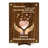 Giftota Tarjeta de Agradecimiento de Madera de Regalo Original, Regalo de Agradecimiento, Embalaje de Regalo de Dinero con Tarjeta de Felicitación