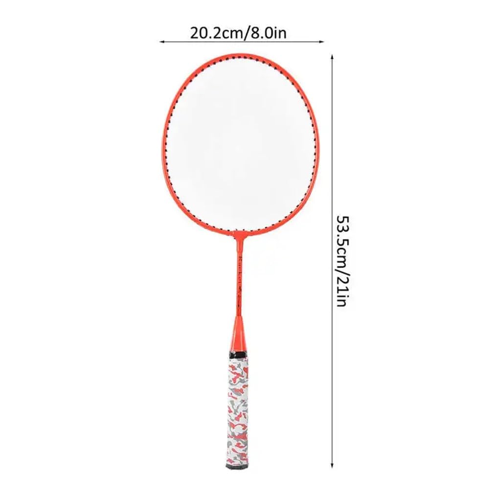Badminton Racket With 2 BallsFluorescent Coloured Badminton RacketOutdoor Sports