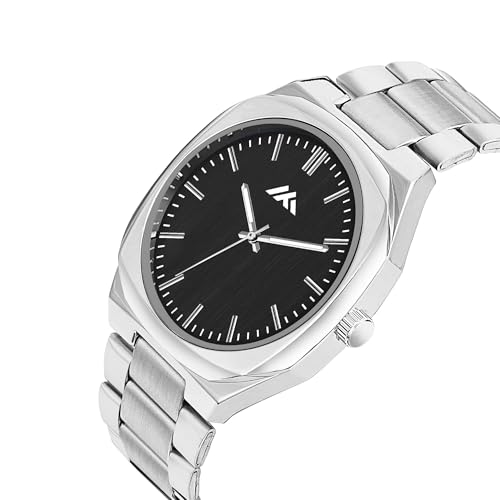 Image of PAPIO Analog Classic Silver Color Stainless Steel Band Watch for Mens and Boys