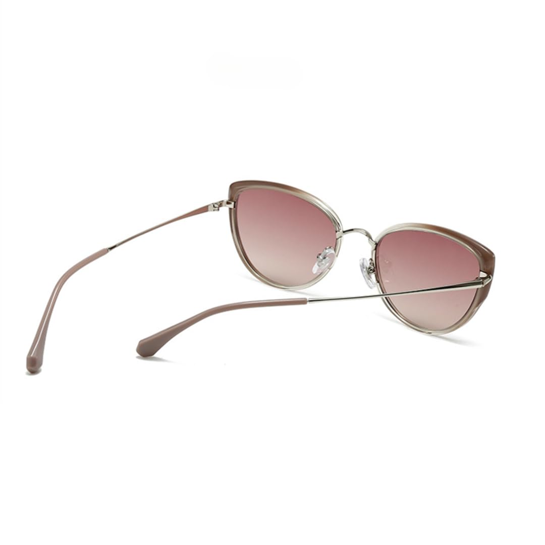 Occhiali da sole polarizzati Cat Eye da uomo e da donna in lega di acetato alla moda